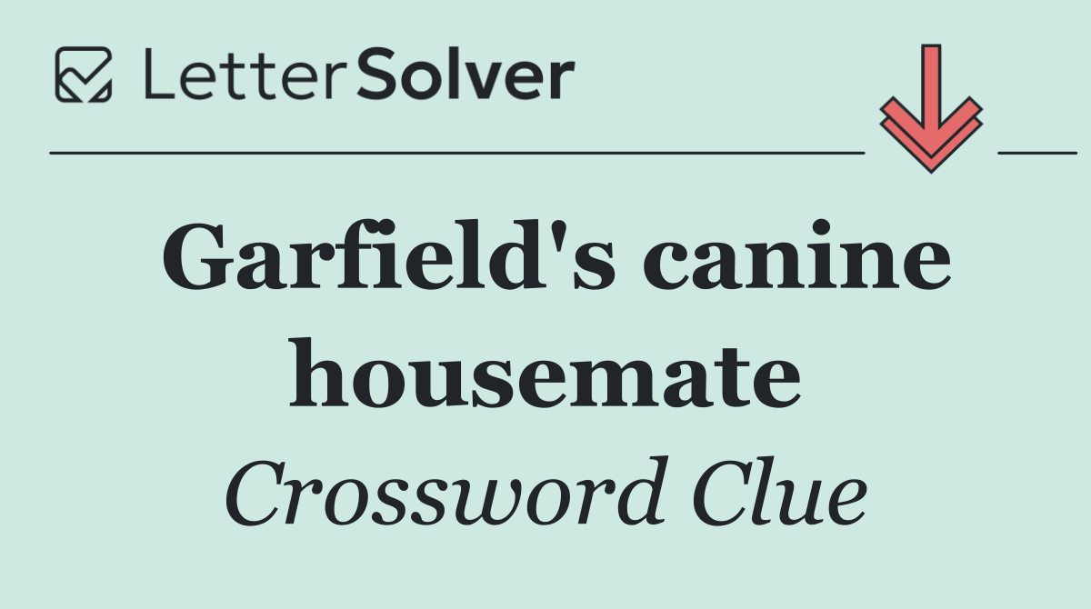 Garfield's canine housemate