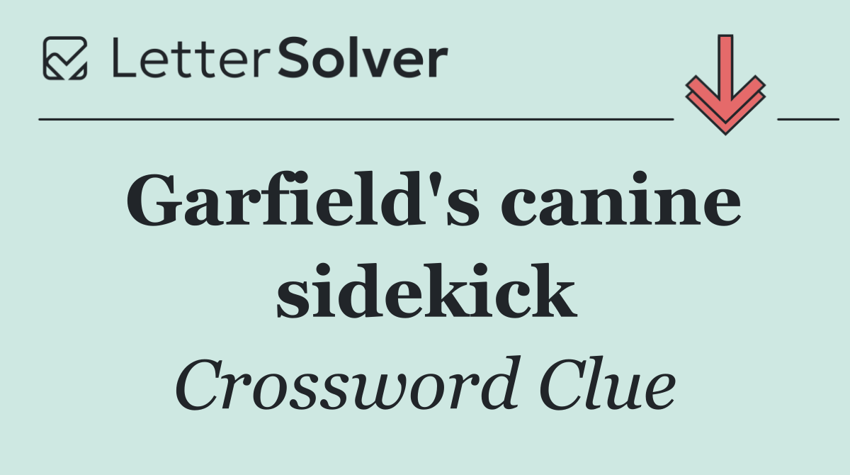 Garfield's canine sidekick