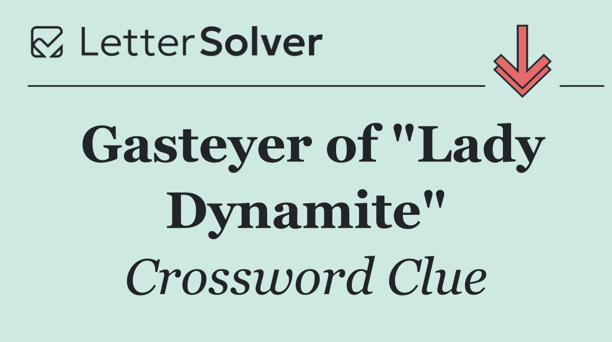 Gasteyer of "Lady Dynamite"