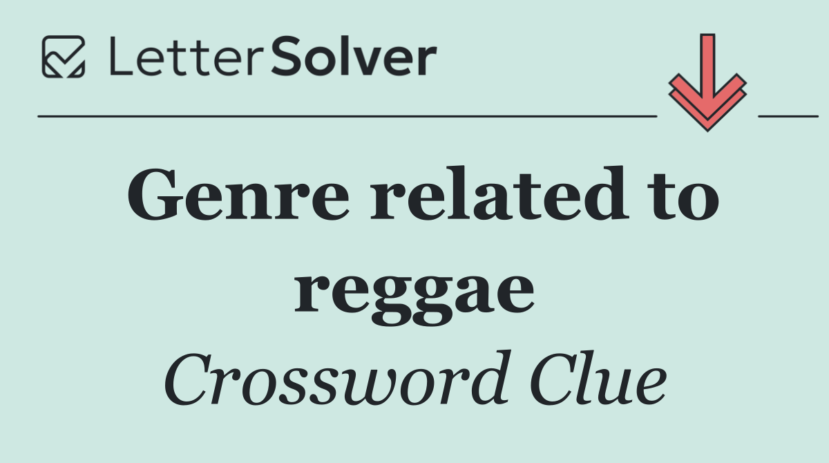 Genre related to reggae