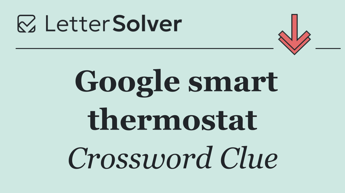 Google smart thermostat
