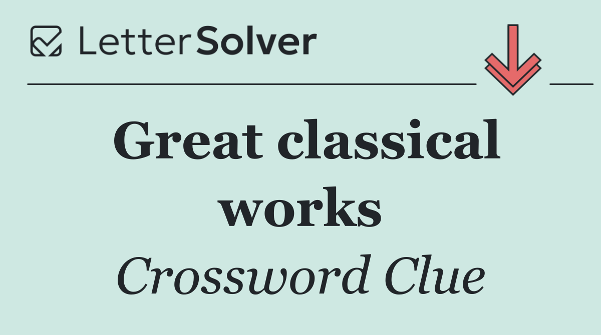 Great classical works