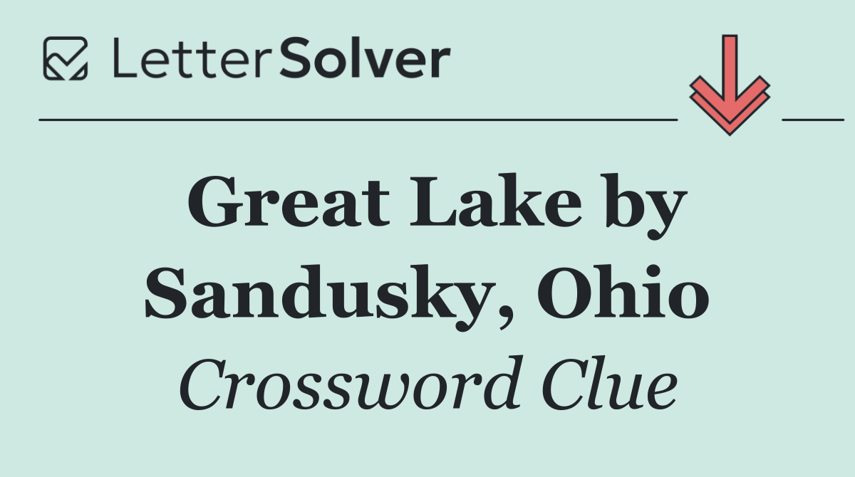Great Lake by Sandusky, Ohio