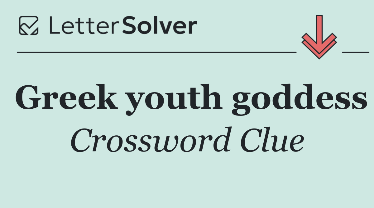 Greek youth goddess