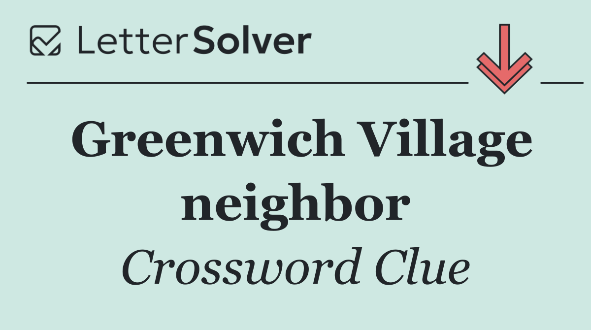 Greenwich Village neighbor