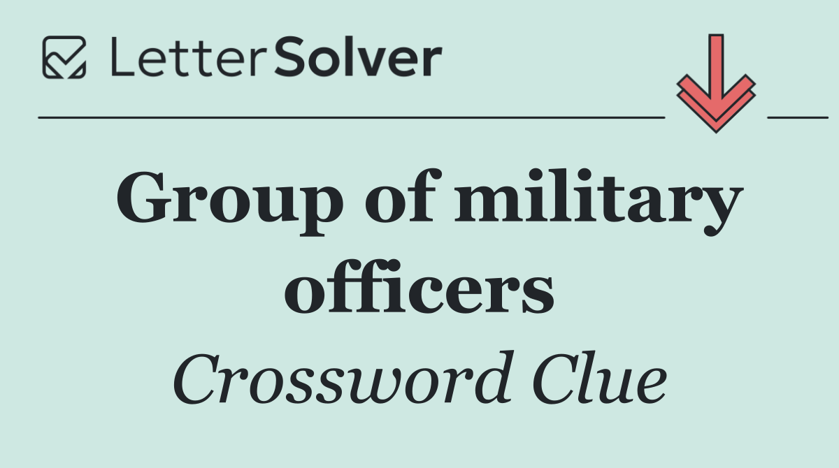 Group of military officers