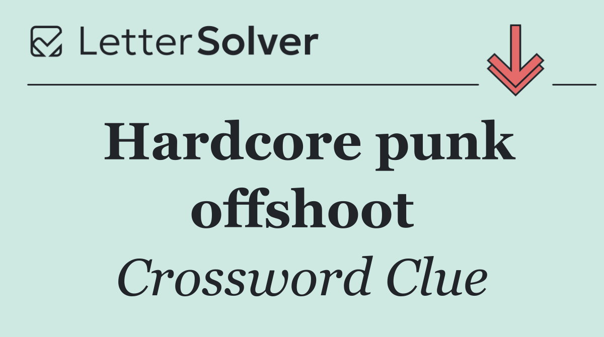 Hardcore punk offshoot