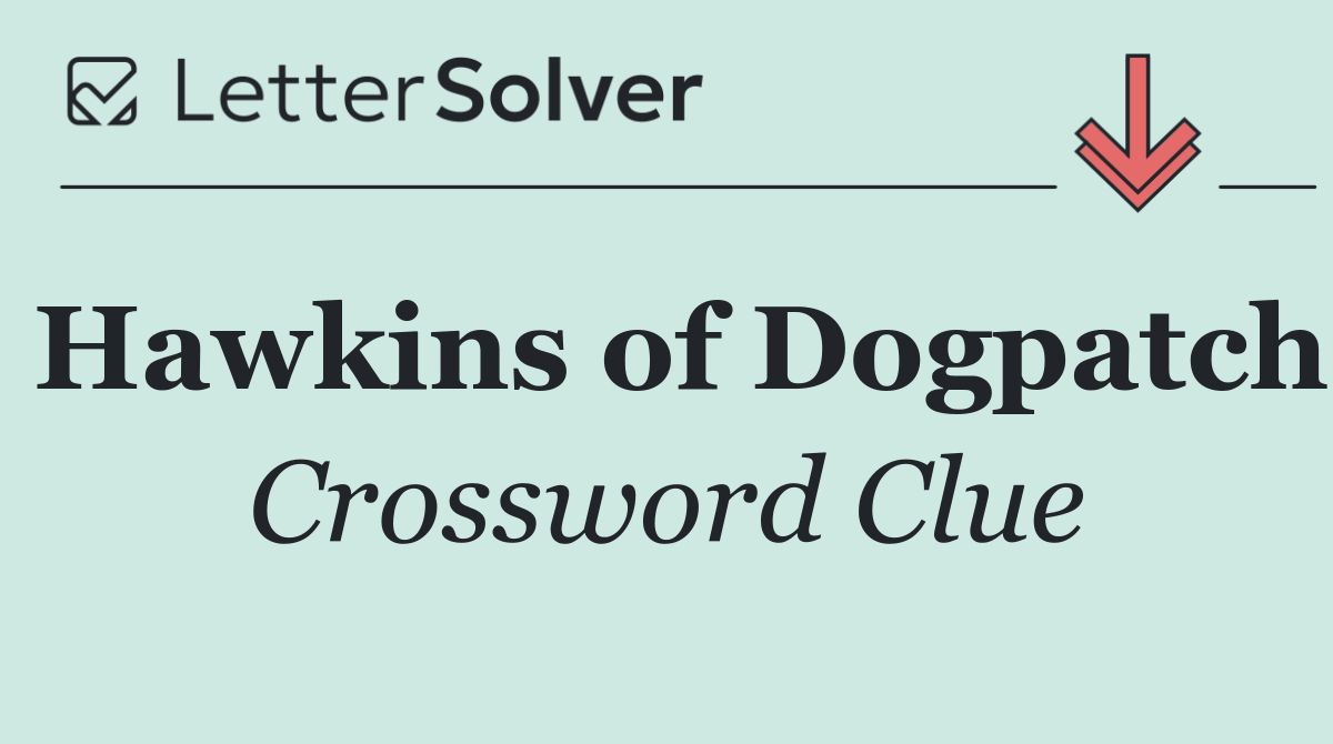 Hawkins of Dogpatch
