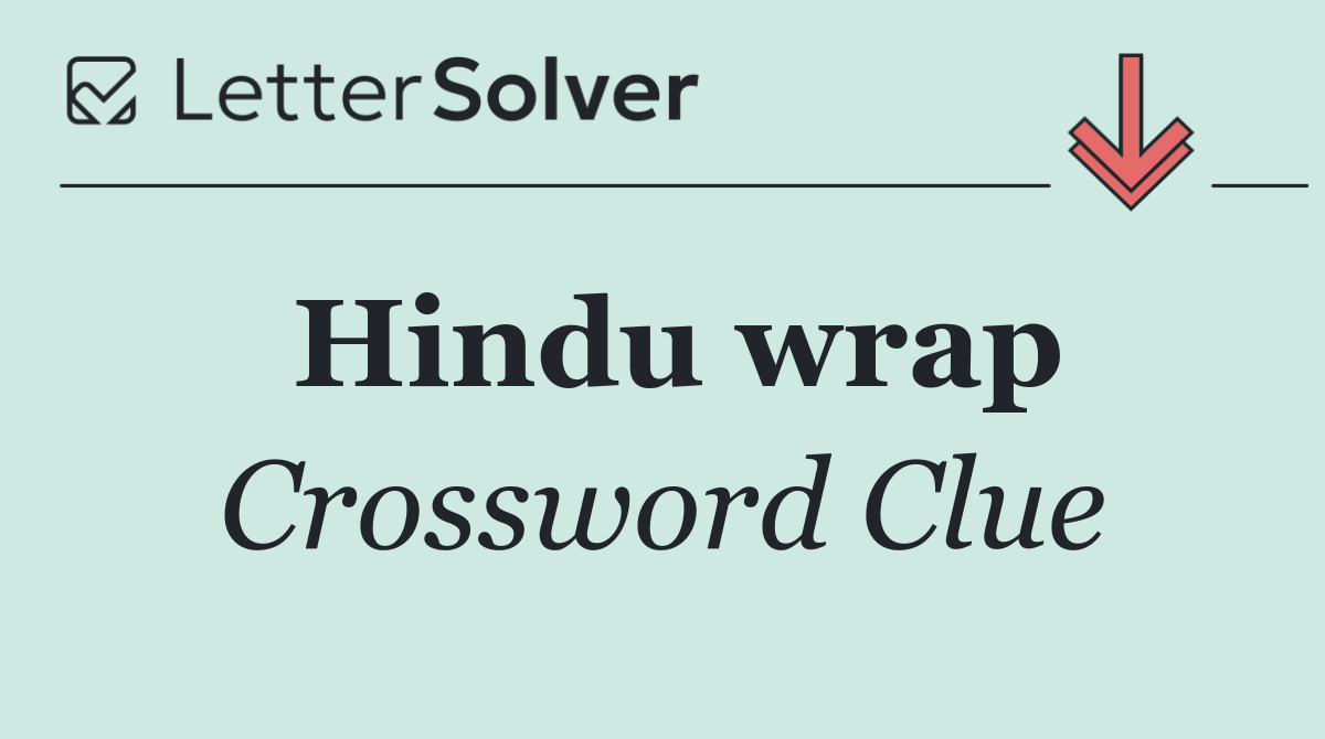 Hindu wrap