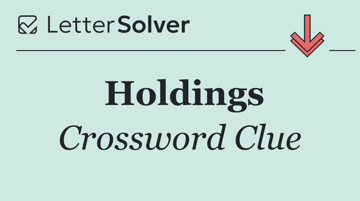 Holdings