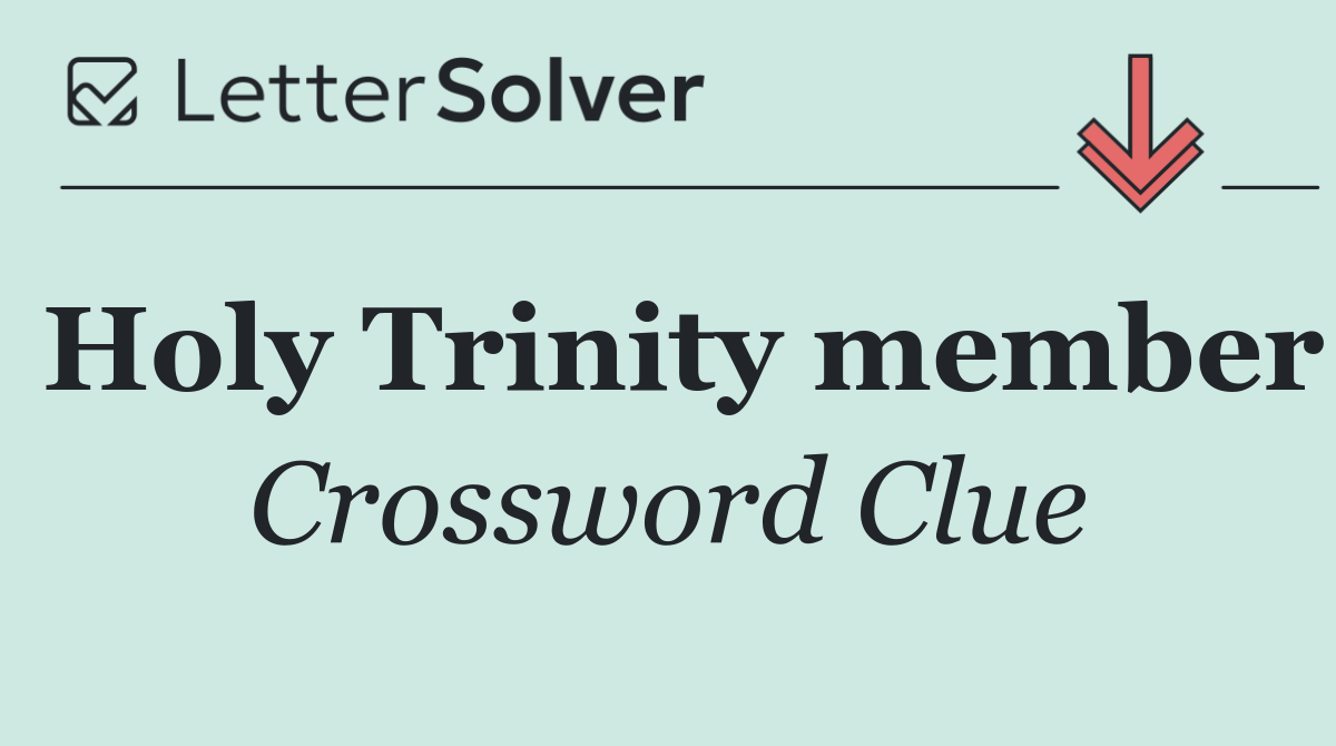 Holy Trinity member