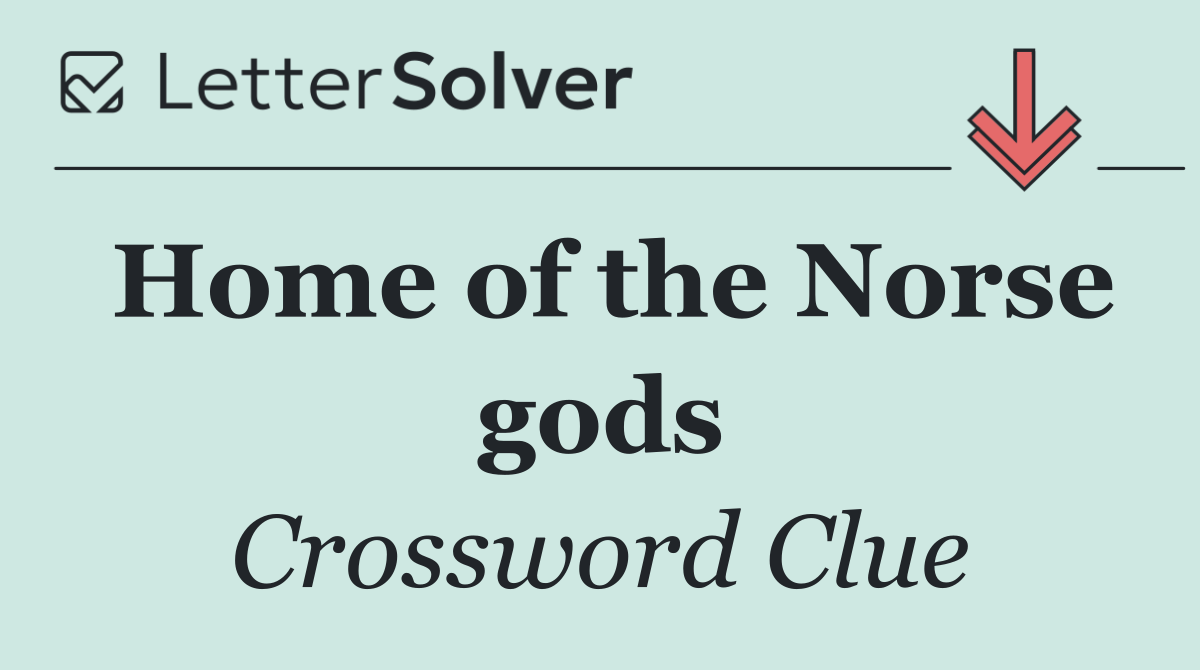 Home of the Norse gods