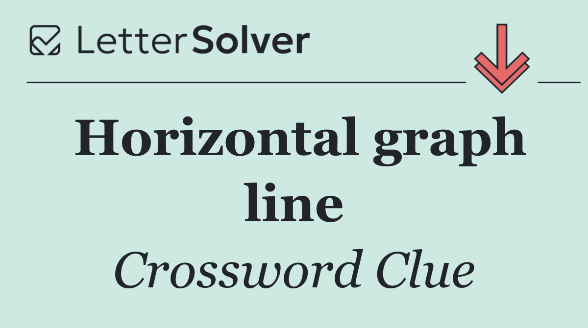 Horizontal graph line