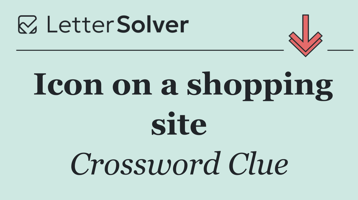 Icon on a shopping site