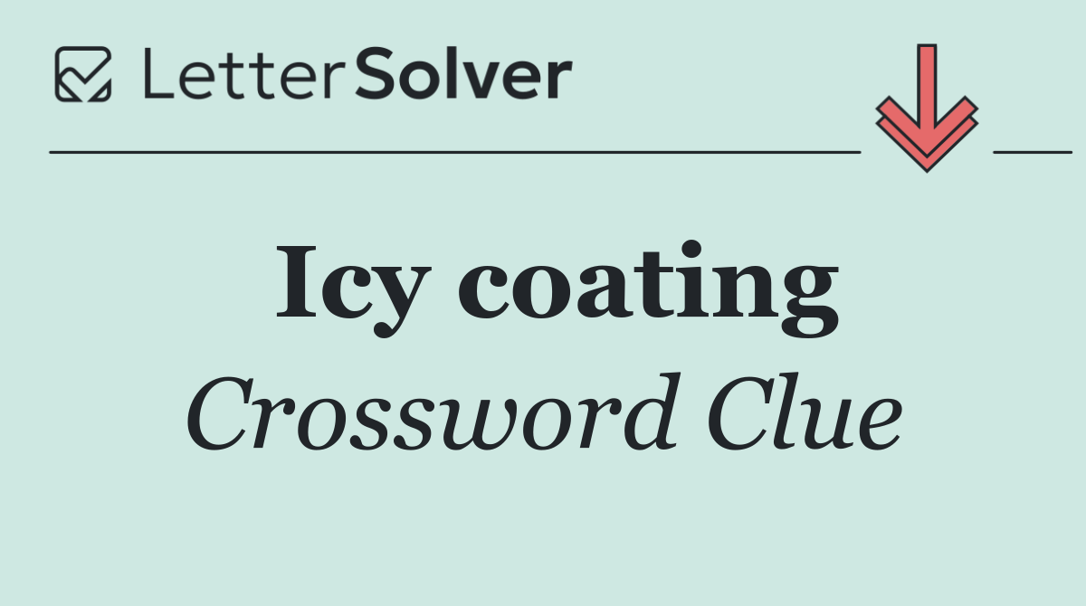 Icy coating