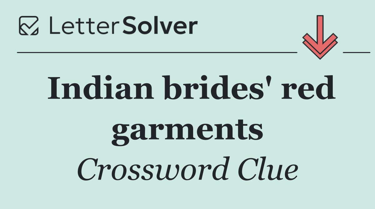 Indian brides' red garments