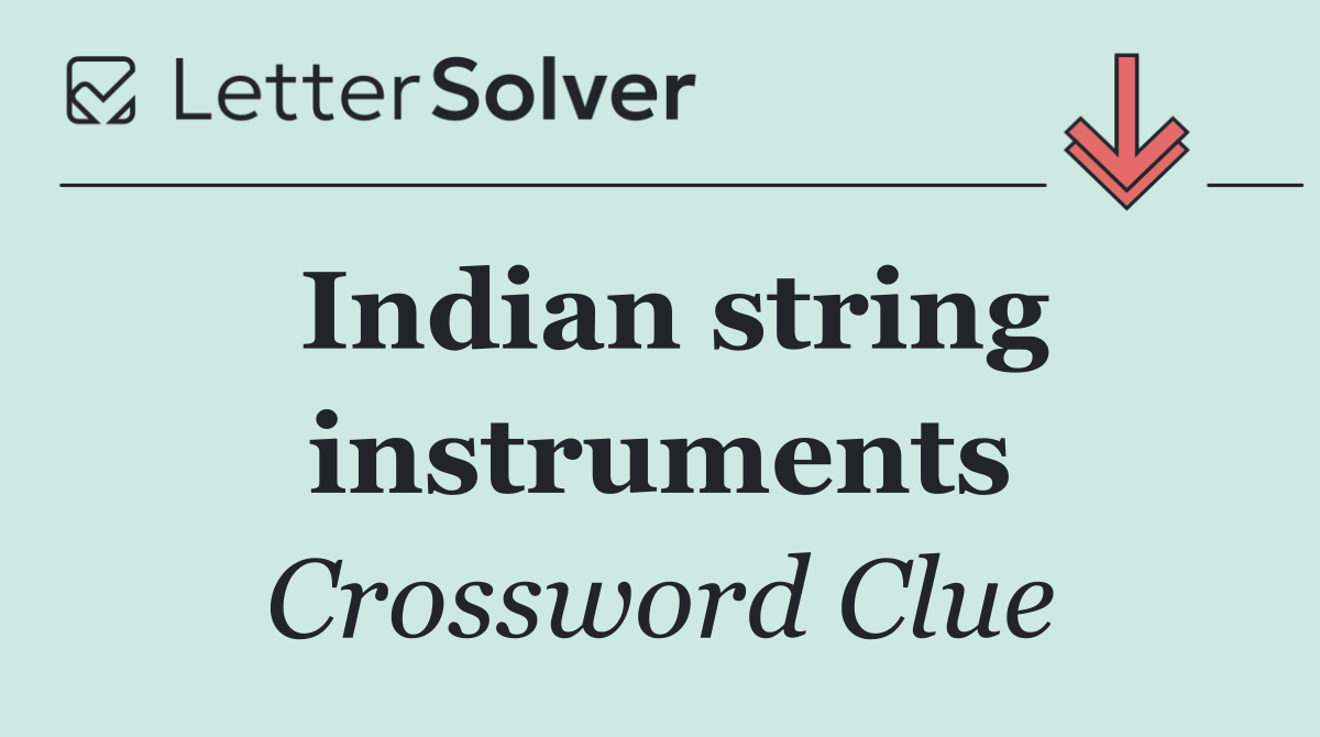 Indian string instruments
