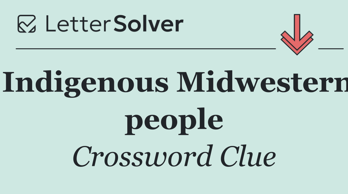 Indigenous Midwestern people
