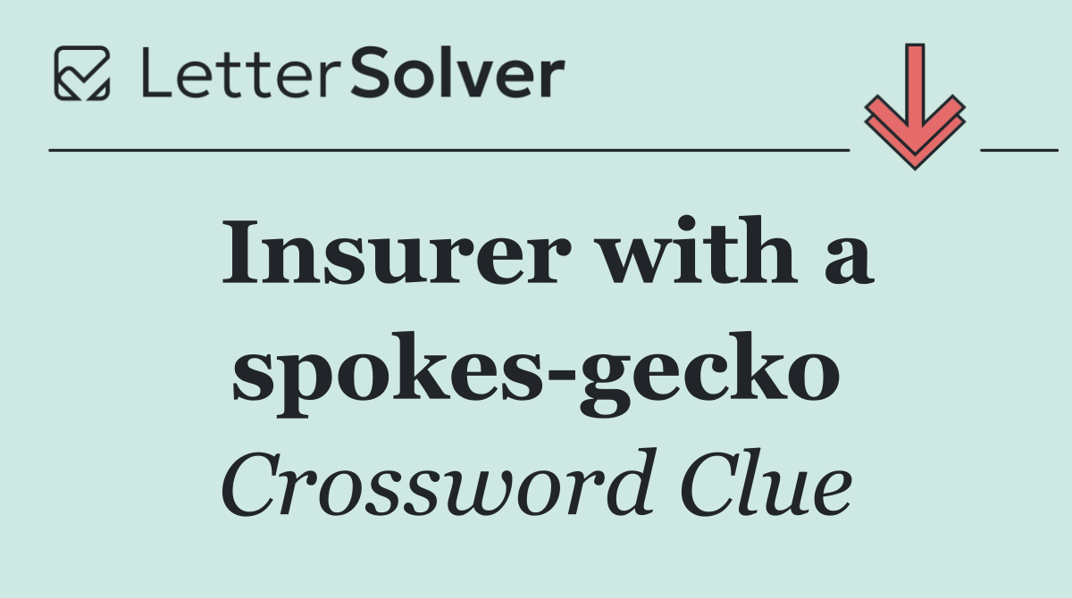 Insurer with a spokes gecko