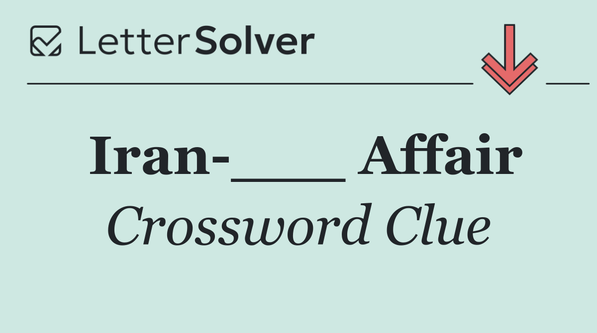 Iran ___ Affair