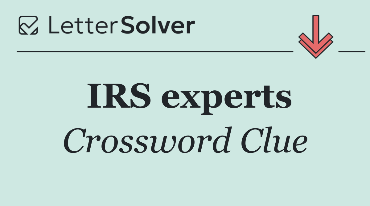 IRS experts