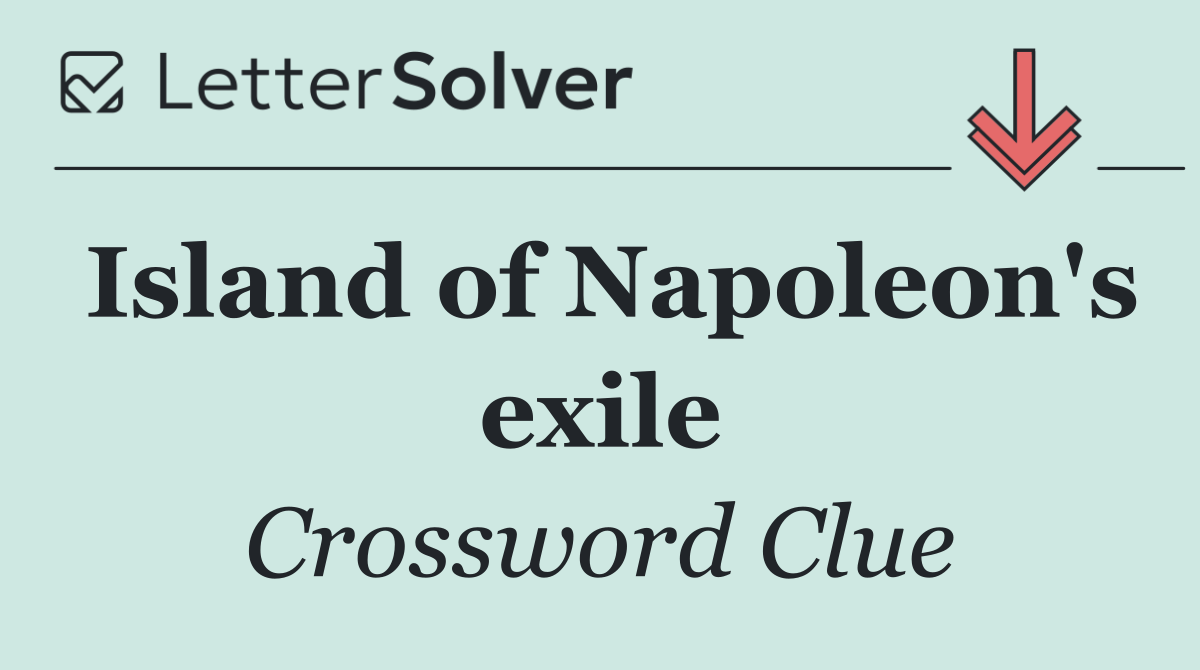 Island of Napoleon's exile