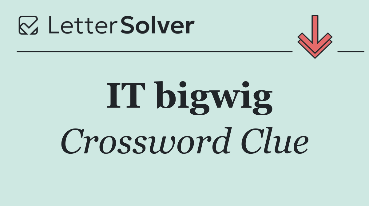 IT bigwig