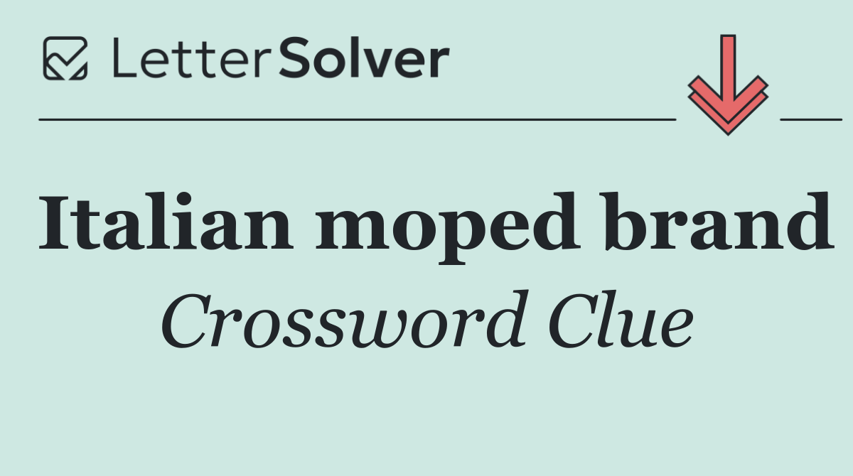 Italian moped brand