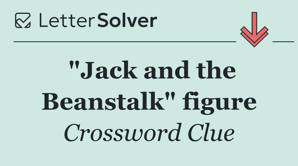 "Jack and the Beanstalk" figure
