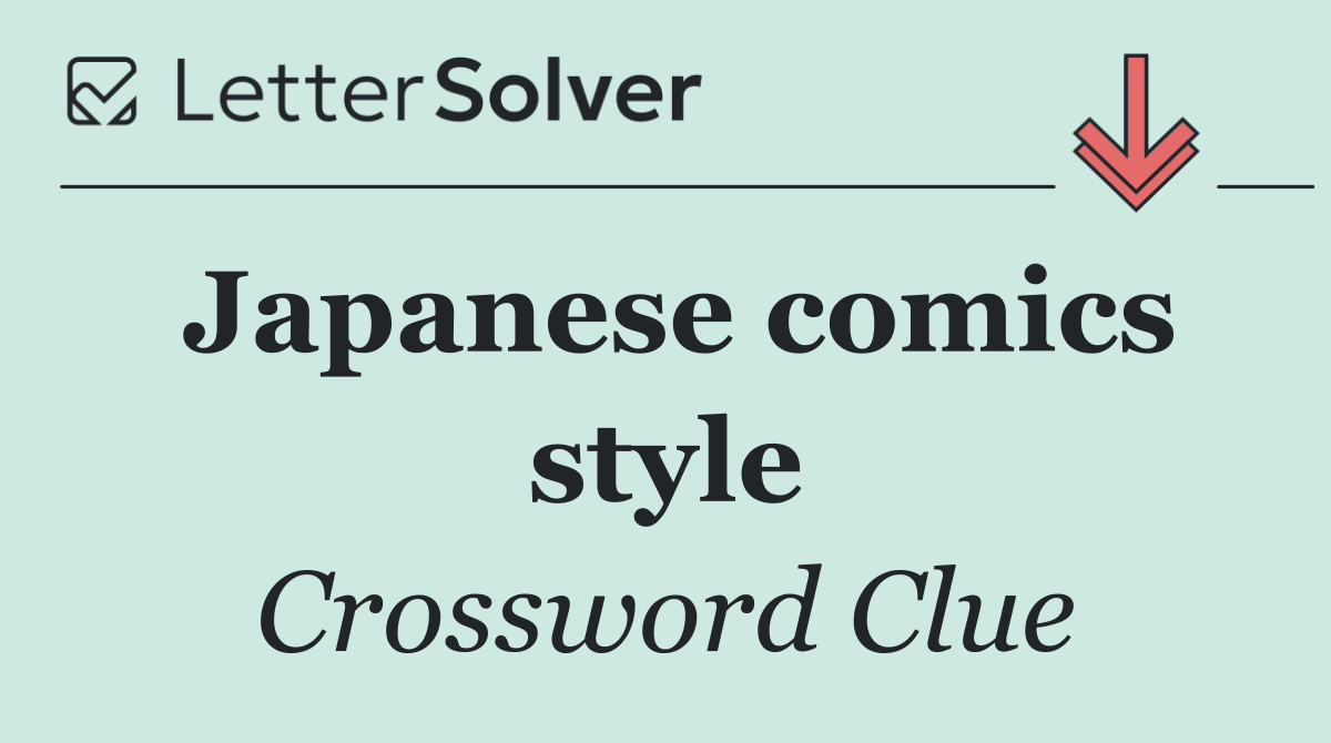 Japanese comics style