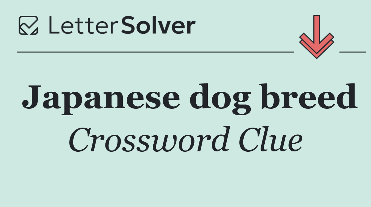 Japanese dog breed