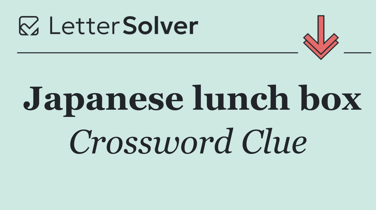 Japanese lunch box