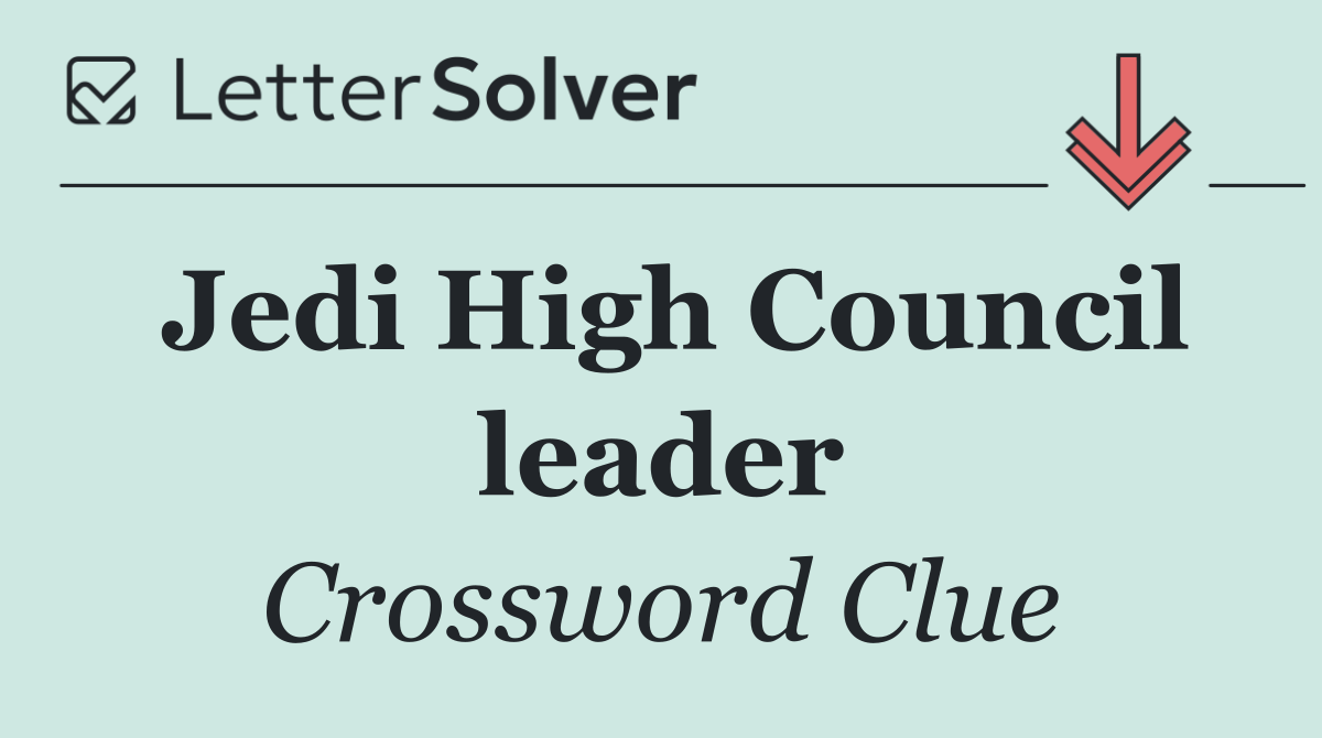 Jedi High Council leader