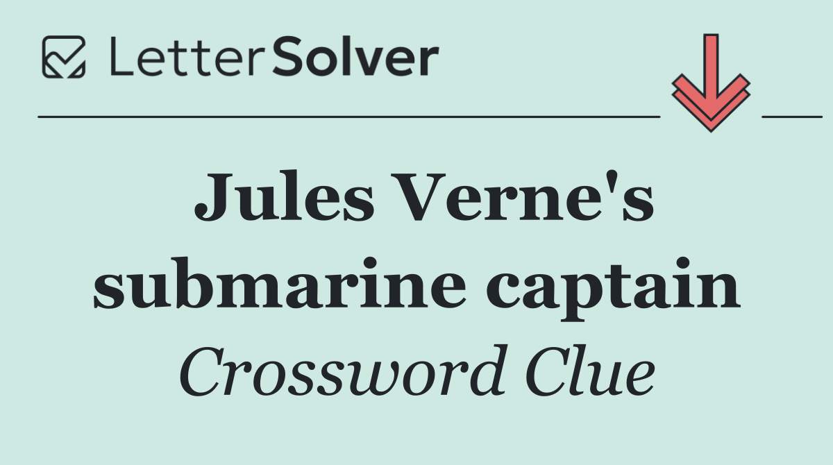 Jules Verne's submarine captain