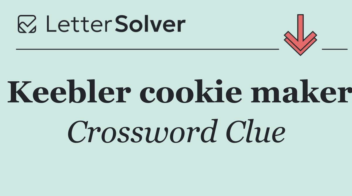 Keebler cookie maker