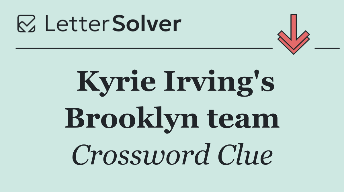 Kyrie Irving's Brooklyn team