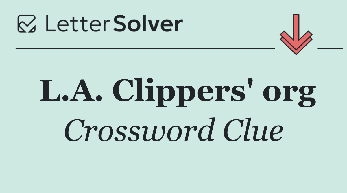 L.A. Clippers' org