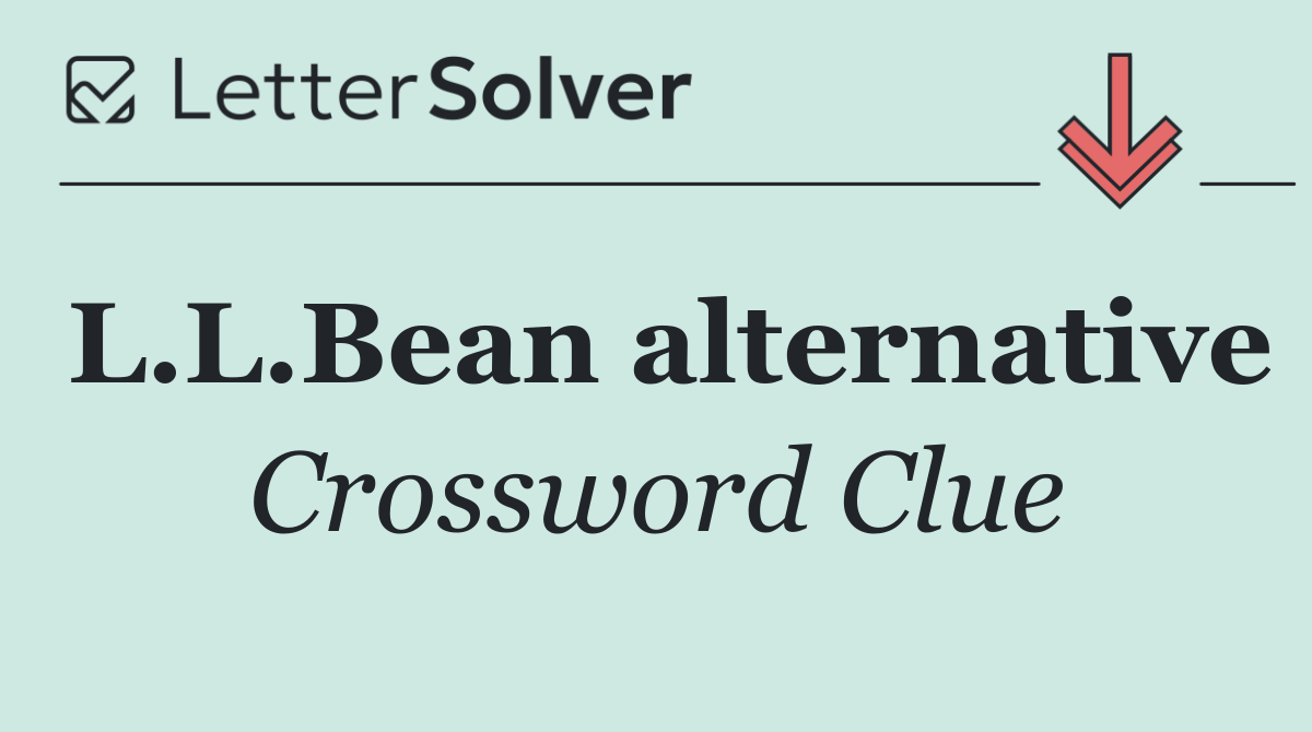 L.L.Bean alternative