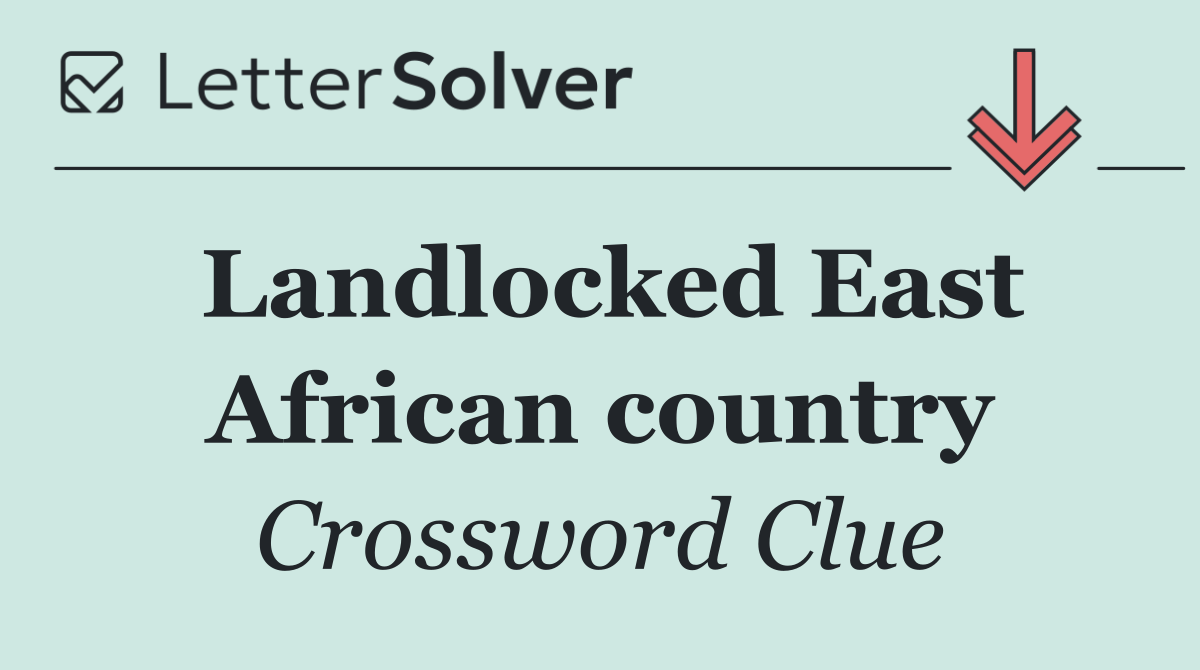 Landlocked East African country