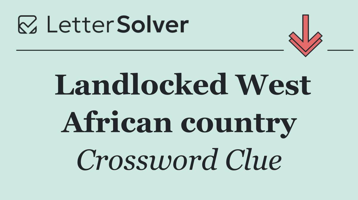 Landlocked West African country