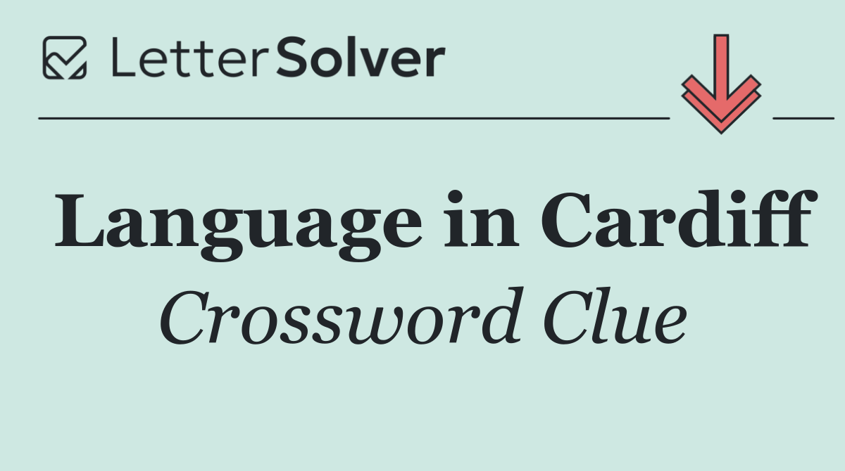 Language in Cardiff