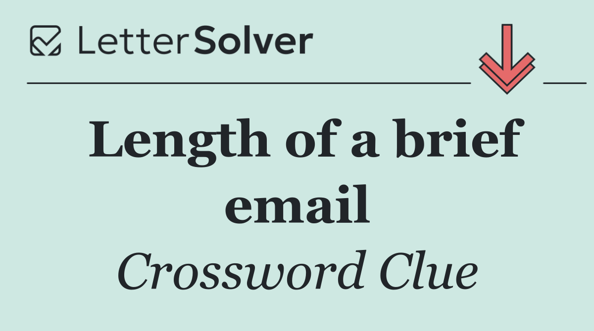 Length of a brief email