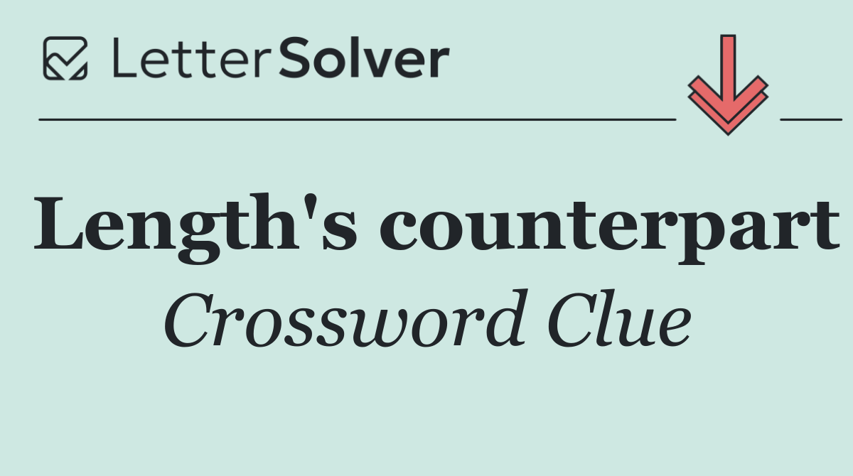 Length's counterpart