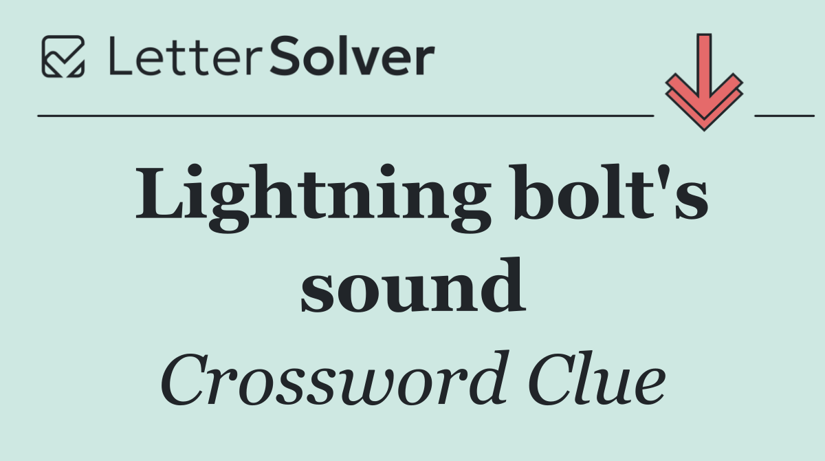 Lightning bolt's sound