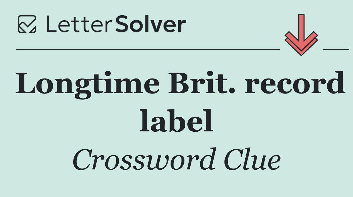 Longtime Brit. record label