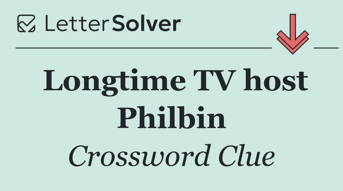Longtime TV host Philbin