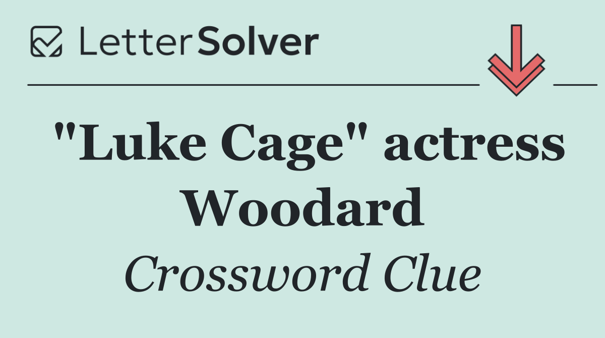 "Luke Cage" actress Woodard