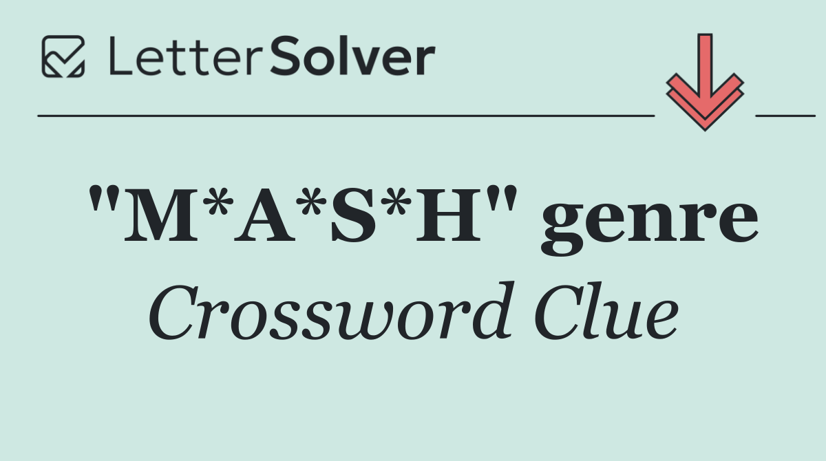 "M*A*S*H" genre