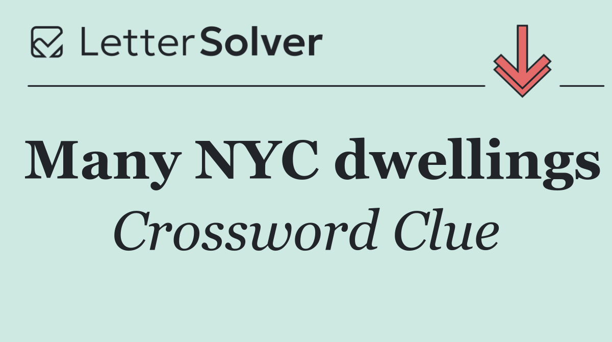 Many NYC dwellings
