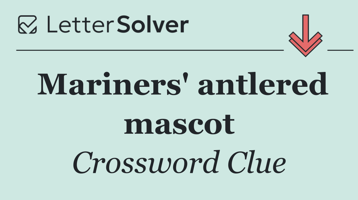 Mariners' antlered mascot